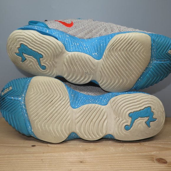 Nike Lebron XVI 16 GS South Beach Size 5.5Y - Picture 9 of 11